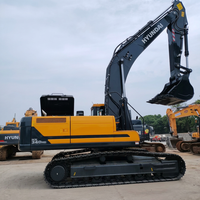 Excavatrice Hyundai Modèle 340 d'occasion, 40 tonnes, machine lourde d'origine coréenne, prix bas, vente chaude