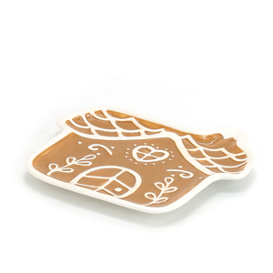 Service de table en dolomite en forme de <span class=keywords><strong>maison</strong></span> en pain d'épices de Noël, tasse en pain d'épices, vaisselle en céramique de Noël, assiette pour la <span class=keywords><strong>maison</strong></span>, restaurant - Product Image 5