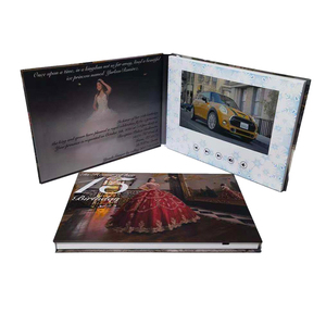 Carte de vœux vidéo personnalisée, vidéo et impression sur mesure, cadeau unique pour <span class=keywords><strong>anniversaire</strong></span>, mariage et <span class=keywords><strong>anniversaire</strong></span> de mariage - Product Image 2