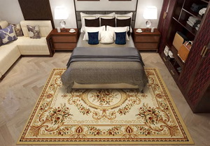 Tapis Wilton de grande surface de style nordique pour salon persan traditionnel, tissé à la machine, jacquard, écologique, antidérapant - Product Image 4