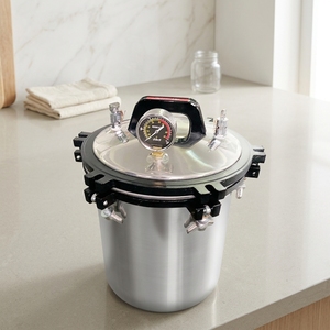 Autoclave portable de classe N pour laboratoire, 18L 24L, stérilisateur portable en acier inoxydable à vapeur haute température pour laboratoire - Product Image 1