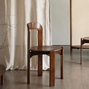 Silla de Comedor Moderna de Madera para Restaurante, Estilo Mid-Century, Madera Sólida, para Restaurante o Cafetería, <span class=keywords><strong>Pedido</strong></span> al por Mayor, Cómoda y Duradera, Modelo L020 - Product Image 5