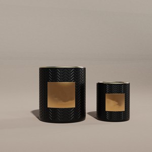 <span class=keywords><strong>Velas</strong></span> de <span class=keywords><strong>Cera</strong></span> de Soja en Recipientes de Cerámica Reutilizables con Diseño en Relieve, C&H OEM ODM - Product Image 2