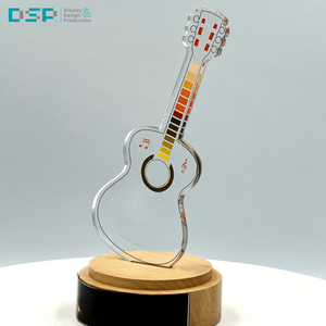 Trofeo de cristal acrílico transparente elegante de fábrica de Vietnam DSP para ceremonias de reconocimiento-artesanía artesanal premium - Product Image 4