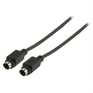 S-Video <b>Cable</b> Male To Male 15m Black Audio Video Connection - Product Image 2
