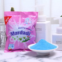 Poudre à laver bleue en sachet de 110g pour lavage à la main, fabriquée en Chine, de qualité supérieure