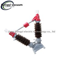 Isolateur haute tension Hongyi GW5-40.5/630A-2500A 35KV, interrupteur d'isolement extérieur monté sur poteau, équipement en céramique cuivre étamé