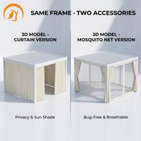 Pergola à lames orientables en acier et aluminium, gazebo, bâtiments de jardin, pavillon bioclimatique extérieur, résistant à la décomposition, imperméable, écologique