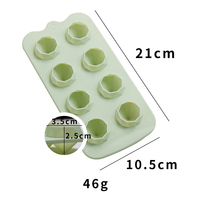 Vente chaude boisson d'été polyvalent gelée congélateur silicone chocolat 3D bricolage crème glacée grille de glace