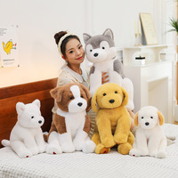Peluche personnalisée pour grand chien : Husky, West Highland White Terrier, Labrador Retriever, Golden Retriever – Poupées en peluche, coussin doux