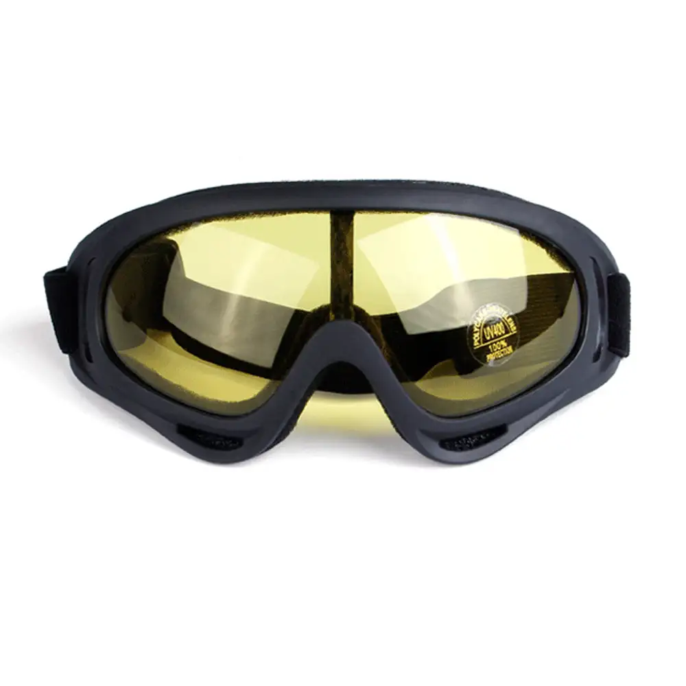 Amazon özel Logo yüzücü gözlükleri bisiklet dağcılık Anti-UV ayrılabilir lens kış kayak rüzgar geçirmez maske gözlük