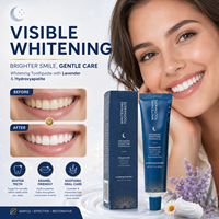 Dentifrice blanchissant de haute qualité fabriqué sur mesure avec de l'hydroxyapatite, saveur lavande