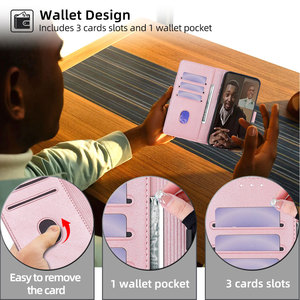 Custodia a Portafoglio Resistente con Cavalletto e Porta Carte per OnePlus 15 14 S 13 <span class=keywords><strong>T</strong></span> 12, Cover Posteriore Robusta per OnePlus <span class=keywords><strong>9</strong></span> R 8 - Product Image 3