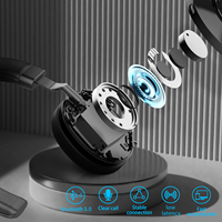 Auriculares Inalámbricos con Micrófono ENC, Dongle USB, 45 Horas de Conversación, Silenciador, para Oficina, PC, Portátil, Centro de Llamadas, Teléfono