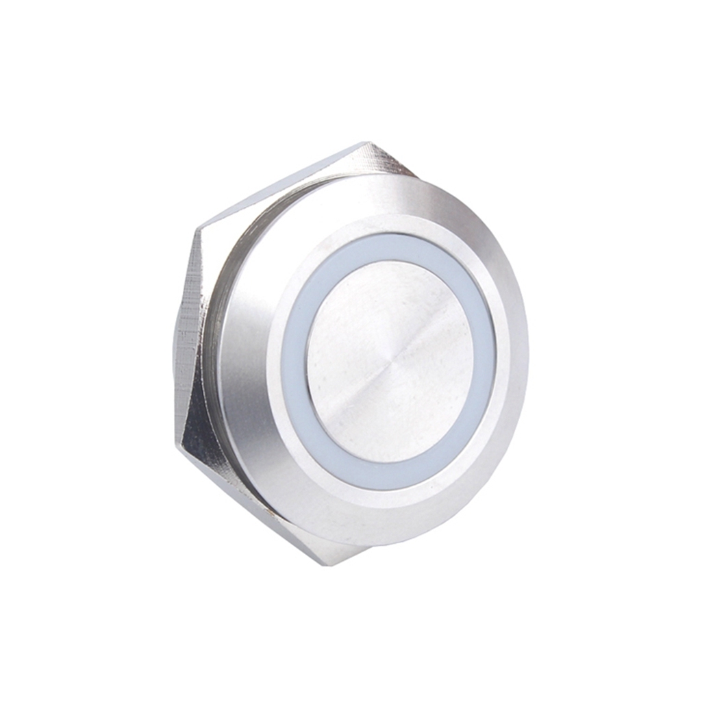<strong>12mm</strong> 16mm 19mm 22mm 25mm 28mm 30mm <strong>Push</strong> <strong>Button</strong> <strong>Switch</strong> <strong>Momentary</strong> 12V Illuminated Waterproof Ring Led IP67 2A <strong>Buttons</strong> <strong>Switches</strong>