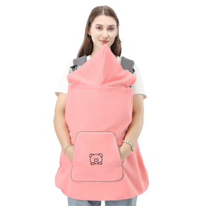 Custodia invernale per marsupio con mantello avvolgente portabagagli per bambini <span class=keywords><strong>felpa</strong></span> con cappuccio per neonato morbida e facile da usare - Product Image 2