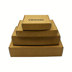 กล่องขนส่งแบบกำหนดเองพร้อมโลโก้สำหรับบรรจุภัณฑ์ของขวัญ กล่องบราวนี่ กล่องไปรษณีย์สำหรับเสื้อผ้า และกล่องกระดาษคราฟท์แข็งแรงทนทาน - Product Image 5