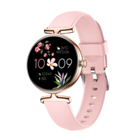 Montre connectée pour femmes avec écran AMOLED de 1,19 pouce, étanche, en acier, Android, surveillance de la santé, modes sportifs, calendrier vocal, magnétique