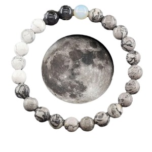 Braccialetto di pietra naturale universo otto pianeti braccialetto di perline sole terra Pluto Venus Marte <span class=keywords><strong>pianeta</strong></span> bracciale fatto a mano per Unisex - Product Image 6