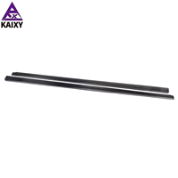 Jupe latérale en Fiber de carbone de haute qualité pour Mercedes Benz W204 C63 AMG RZ Style lèvre de pare-chocs latéral
