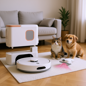 Robot Aspirador PSL20m Plus+ con Navegación Láser de 10000pa, Limpieza Profunda de Pelo de Mascotas, Batería de 5000mAh con 180 Minutos de Duración - Product Image 2