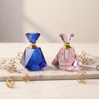Flacon de parfum en cristal gravé sur mesure, de haute qualité, fait main, écologique, avec logo personnalisé et tailles sur mesure pour huile parfumée