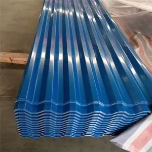 Uzun açıklıklı 0.35mm ppgi 10/12 Feet uzun Metal çatı levhaları ölçer 28 oluklu çatı panelleri