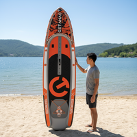 Nouvelle arrivée de la part de l'usine chinoise : planche de paddle surf 600 lb, planche de SUP de course, planche de paddle gonflable double couche avec siège