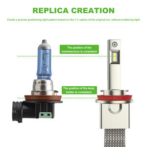 YUFING 52W K3 5200LM HIR2 9012 bombilla de faro LED H1R2 faros LED brillantes para faro de coche <span class=keywords><strong>Baleno</strong></span> 9012 - Product Image 4