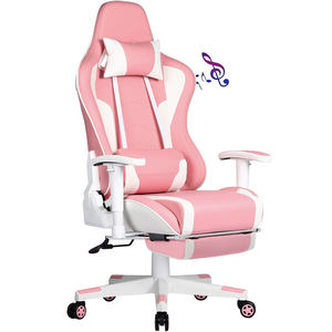 Chaise de jeu de course de sport électronique avec logo <span class=keywords><strong>personnalisé</strong></span> en PU, chaise de jeu pour ordinateur PC, siège de bureau pour joueur, avec chaise de jeu ergonomique pivotante pour la maison - Product Image 2