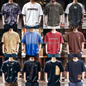 Venta al por mayor High Street Metal hebilla hombro protección manga corta hombres camiseta verano nueva <span class=keywords><strong>marca</strong></span> de moda de gama alta Cool - Product Image 4