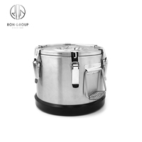 Hot Sale Restaurant Edelstahl Buffet Doppelwandiges Metall Edelstahl Milch tee Fass Thermoskanne Eimer