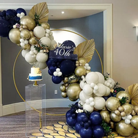 Kit d'arche de ballons mats de tailles variées, ensemble de ballons réutilisables pour fête, baby shower, anniversaire