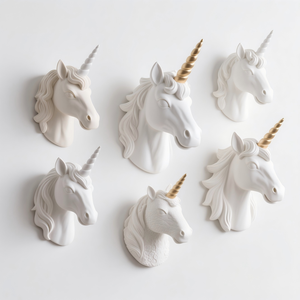 Custom 3D Resin <strong>Unicorn</strong> Wall Decor - Hand <strong>Painted</strong> Bas Relief Sculpture for Bulk Order, Home Art &amp; Gift Wholesale - Product Image 1