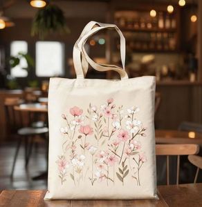 Custom Printed Eco Friendly Reusable Organic <b>Canvas</b> Tote <b>Bag</b> Grocery Cotton Shopping <b>Bags</b> - Product Image 2