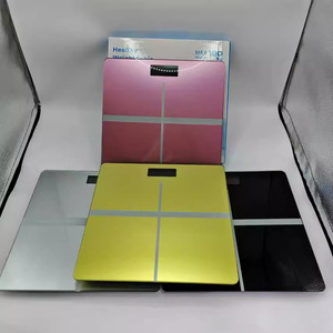 패션 전자식 사각 체중계 프로모션 선물 가정용 소형 강화유리 측정기 QIE-1 모델 180KG - Product Image 3