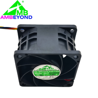 Ventilateur axial DC haute vitesse 6038 12V à roulement à billes/à manchon pour module de contrôle intégré de station de charge
