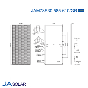 Meilleure vente de panneaux solaires Ja <span class=keywords><strong>JAM78S30</strong></span> 585-610/GR Panneaux solaires monocristallins bifaciaux de type N pour usage industriel - Product Image 5