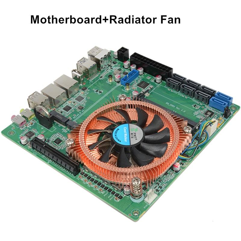 เมนบอร์ดสีเขียว+พัดลม