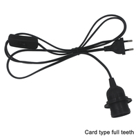 Support de lampe à sel de l'Himalaya avec prise E27, cordon d'alimentation avec interrupteur 303, prise UE/US