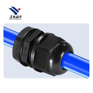 Ip68 màu đen trắng nylon không thấm nước có thể điều chỉnh khớp nối khóa các loại hạt và máy giặt chủ đề Cable glands - Product Image 3