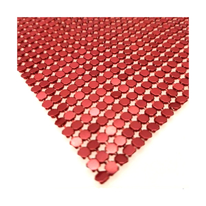 Trang Trí Kim Loại Sequin Vải Lưới Đồng Bằng Dệt Dây Vải Với Dệt Kỹ Thuật Cho Phong Cách Trang Trí Nội Thất - Product Image 2