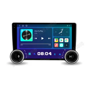 10-Inch Universele Android 12 Auto Dvd Multimedia Speler Draadloos Verbonden Carplay Scherm Ingebouwde Gps Audio Stereo Head Unit