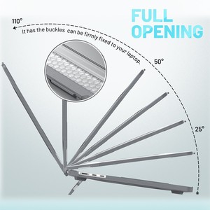 Funda Rígida Antigolpes para <span class=keywords><strong>Apple</strong></span> <span class=keywords><strong>Macbook</strong></span> Air 15.3/<span class=keywords><strong>Pro</strong></span> <span class=keywords><strong>16</strong></span> 2021/23, Carcasa Transparente con Disipación de Calor y Diseño con Soporte - Product Image 4