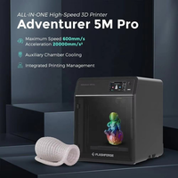 Impresora 3D FDM de Alta Velocidad Flashforge Adventurer 5M, 600 mm/s, Nivelación Automática, Impresora 3D de Escritorio
