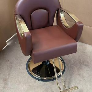 Sillón de Barbería Hidráulico Reclinable Retro para Salones, Mueble de Diseño Nuevo para Peluquería, Silla de Estilismo Cómoda - Product Image 5
