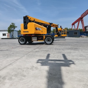 פלטפורמת עבודה בגובה גבוהה אדם להרים פלטפורמה עבודת אוויר הידראולי פלטפורמה עבודה אווירית 22 מ 'מ' דחף עצמי להרים - Product Image 6