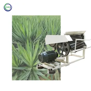 Industrial Hemp Fiber Decortication Machine Automatic Sisal Fibre Extract Machine Thailand Sisal Fiber Decorticator Machine