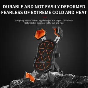 Soporte para Teléfono Móvil de Bicicleta ESLNF, Ajustable en 360 Grados, Compatible con Teléfonos de 4.5 a 7.2 Pulgadas - Product Image 4