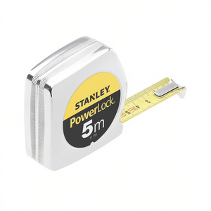 Stanley PowerLock Tape Measure 5m Steel Blade <b>Measuring</b> <b>Tool</b> - Product Image 2